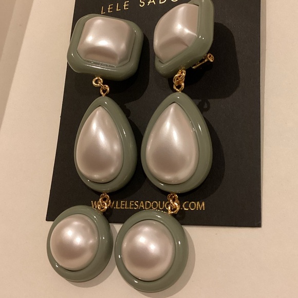 Lele sadoughi Deco long drop earrings - Picture 7 of 8